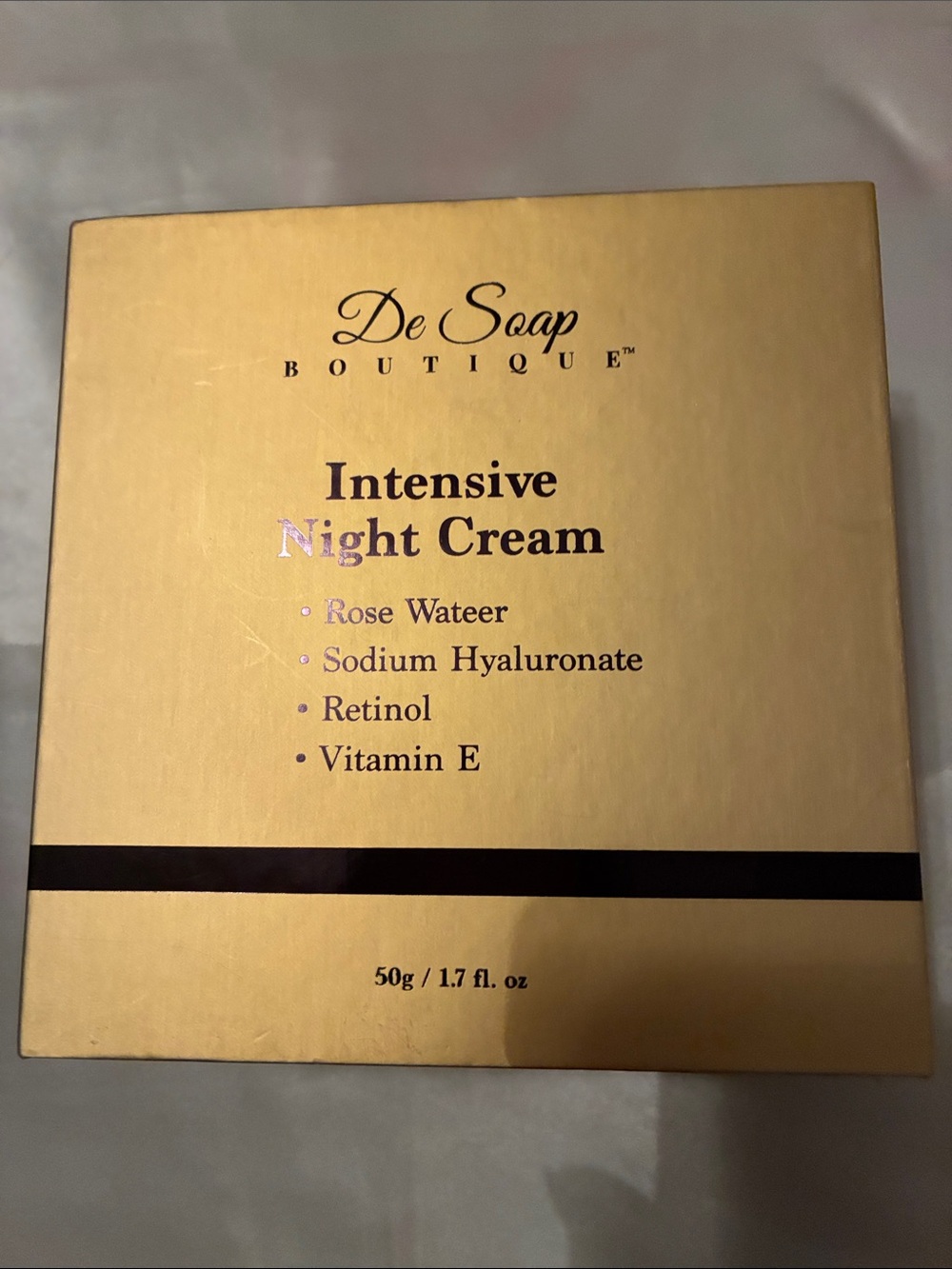 Intensive Night Cream - Gold